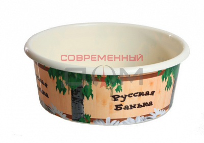 Таз пластиковый 20л "Русская банька" /М2560/ Башкирия